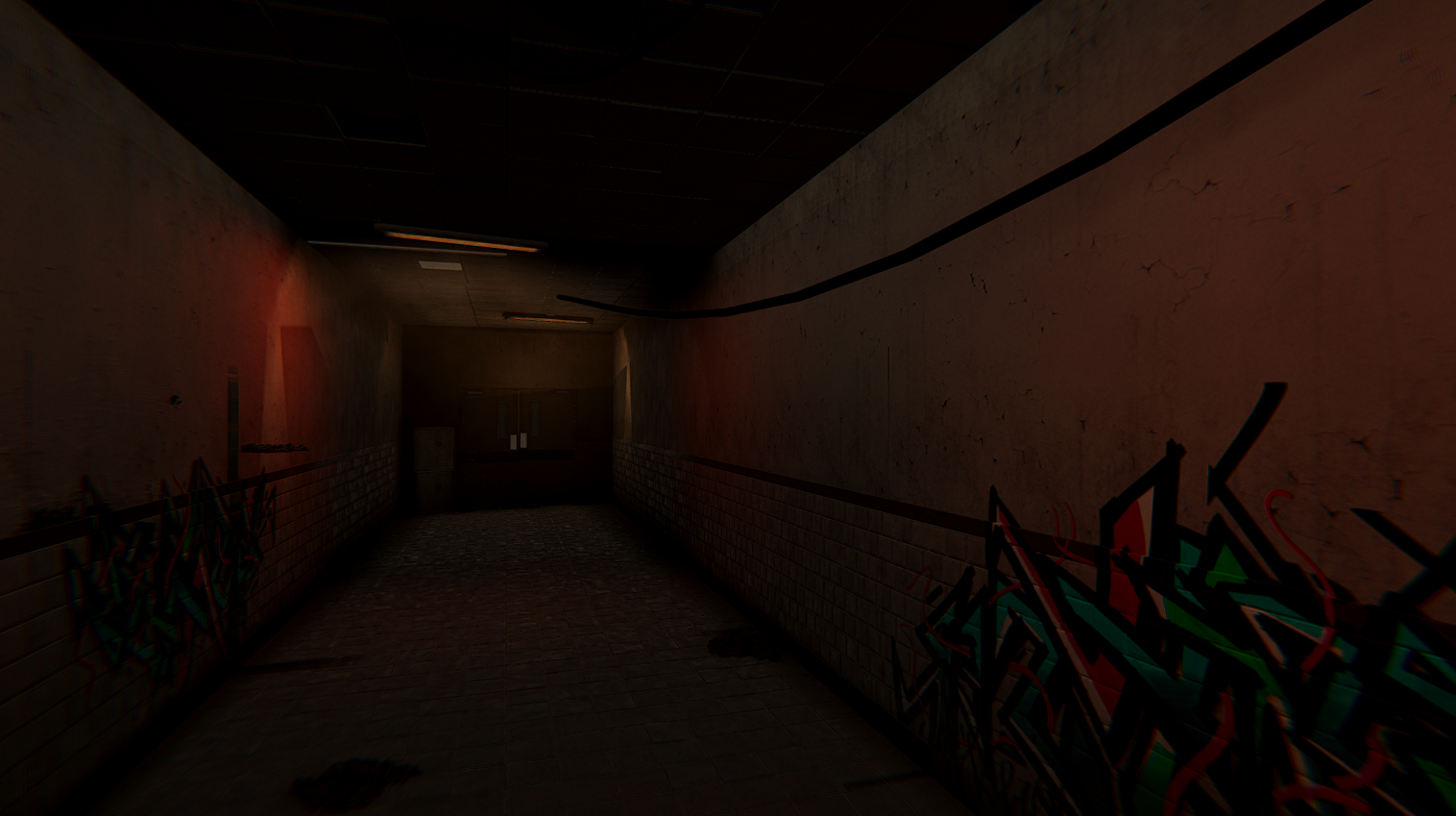 Rosewood hallway environment concept